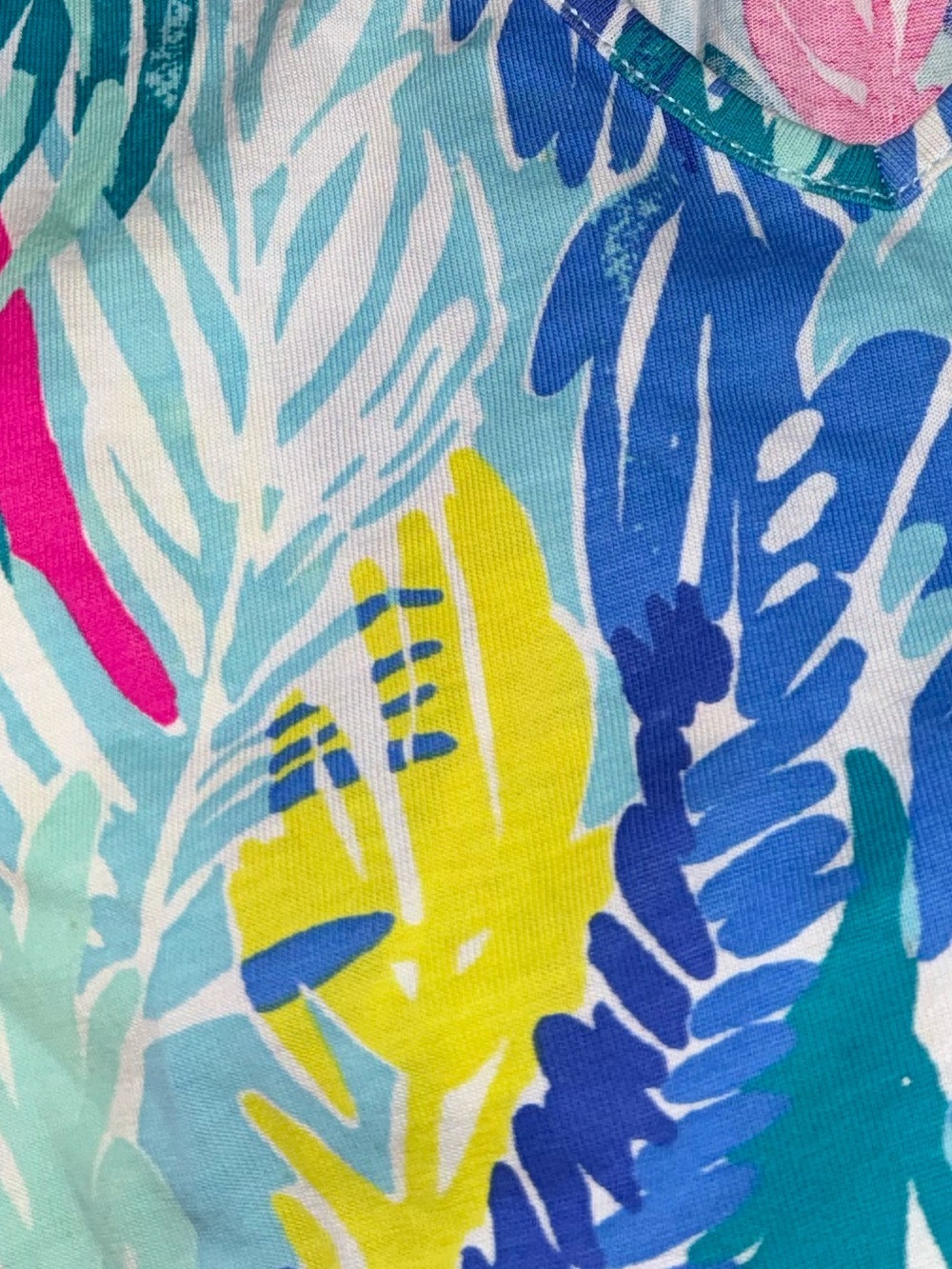 Lilly Pulitzer Blythe Light As a Feather Tank Swing Dress XL Blue Sleeveless - Picture 6 of 6